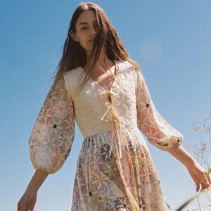 Christy Dawn Teresita Dress Daisy Patchwork XS